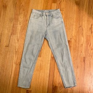 Light wash jeans